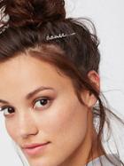 Word Bobby Pins By Free People