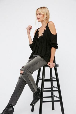 Fp One Womens Gauze Solid Monarch Top