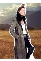 Free People Womens Military Trench