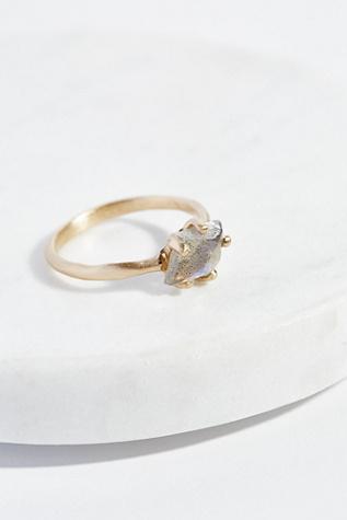 Vanessa Lianne Jewelry Womens 14k Sloan Raw Stone Ring