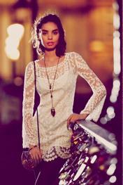 Free People Womens Commemorative Bell Sleeve Dress