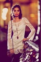 Free People Womens Commemorative Bell Sleeve Dress