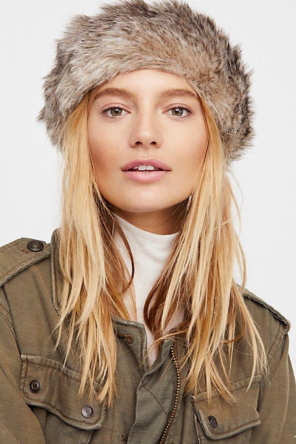 Cabin Fever Faux Fur Headband By Free People