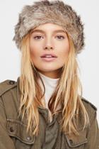 Cabin Fever Faux Fur Headband By Free People