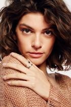 Free People Womens Opal Eye Cut Out Ring