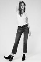 Straight Crop Jeans By Free People