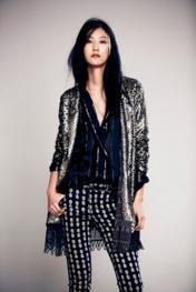 Free People Womens Shake Senora Sequin Jacket