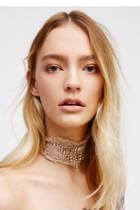 Free People Womens Lacey Lace Embellished Ch