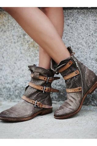 A.s.98 Womens Topanga Buckle Boot