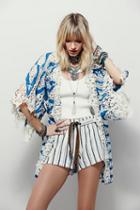 Jen S Pirate Booty Womens Wildwood Crescent Kimono