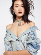 Ava Chainmail Tie Scarf Choker By Free People