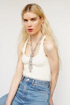 Free People Womens Valley Tie Metal Bolo