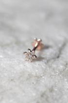 Maria Tash Jewelry Womens Diamond Flower Rook Stud