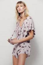 Free People Womens Stealing Kisses Romper