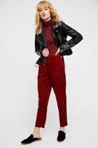 Embossed Velvet Pull On Pants By Free People