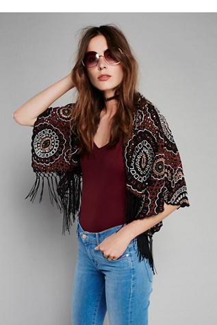 Cleobella Womens Logan Kimono
