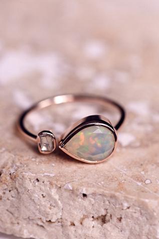 Pascale Monvoisin Womens Opal X Rose Cut Diamond R