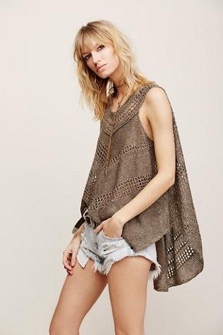 Free People Womens Rhiannon Poncho