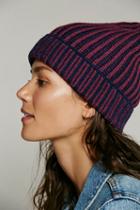 Free People Womens Berkley Two Tone Beanie