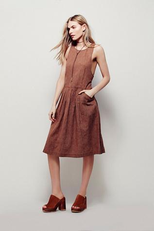 Free People Womens Striped Skies Dress