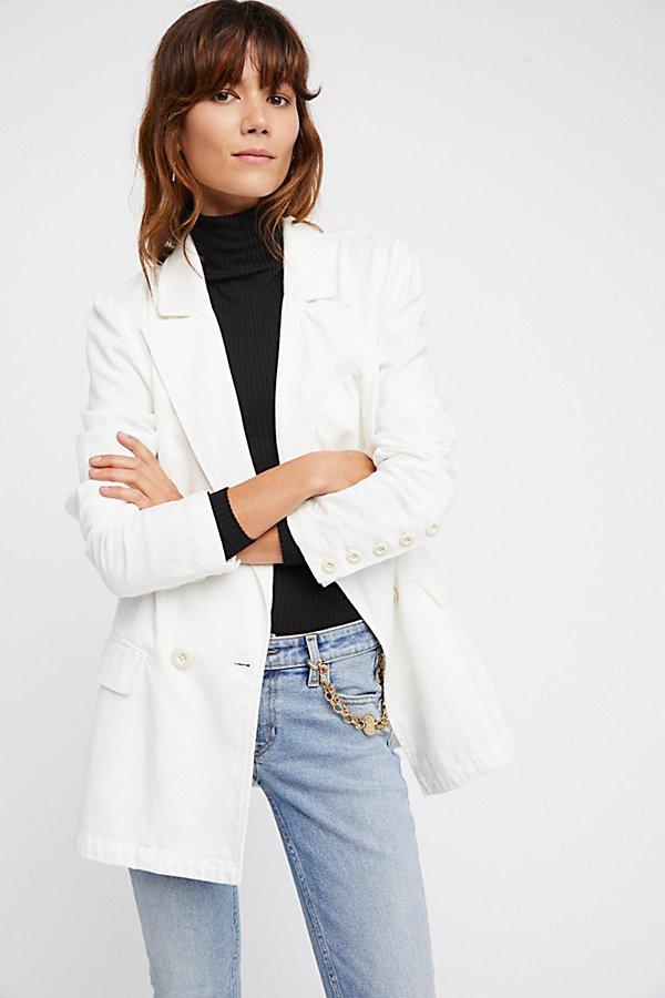 Soft Puff Sleeve Blazer By Free People