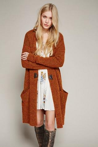 Free People Womens Into The Sea Cardigan