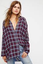 Downtown Romance Embellished Buttondown By Free People