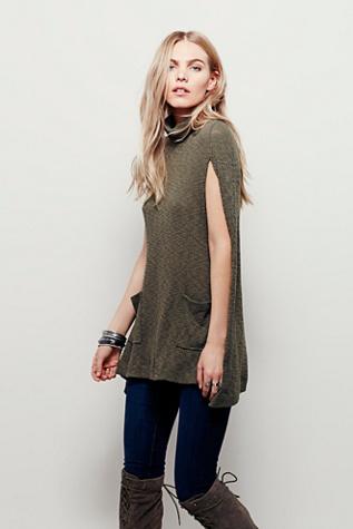 Fp Beach Womens Jenn Jenn Cozy Poncho