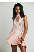 Free People Womens S/l Lace Pieced Rayon