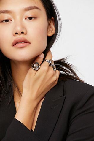 Panther Charm Ring Set By Free People