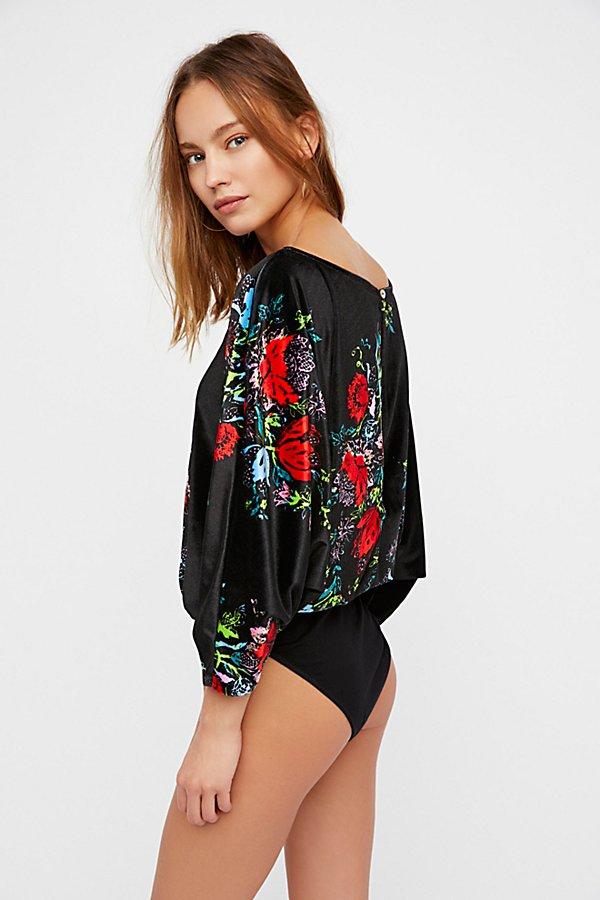 Velvet Slouchy Babe Bodysuit By Intimately At Free People