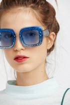 Cosmopolitan Glitter Sunglasses By Free People