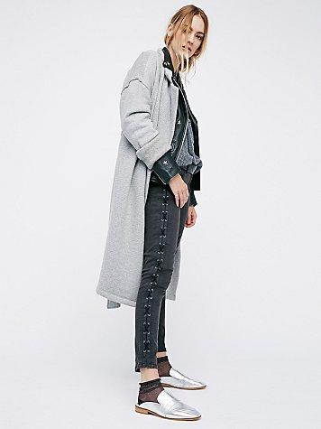 Blank Nyc Lace-up Skinnies