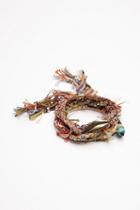 Free People Womens Wild Skies Fabric Bracele