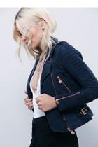 Doma Womens Doma Suede Moto Jacket