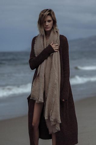 Free People Womens Koda Brushed Scarf