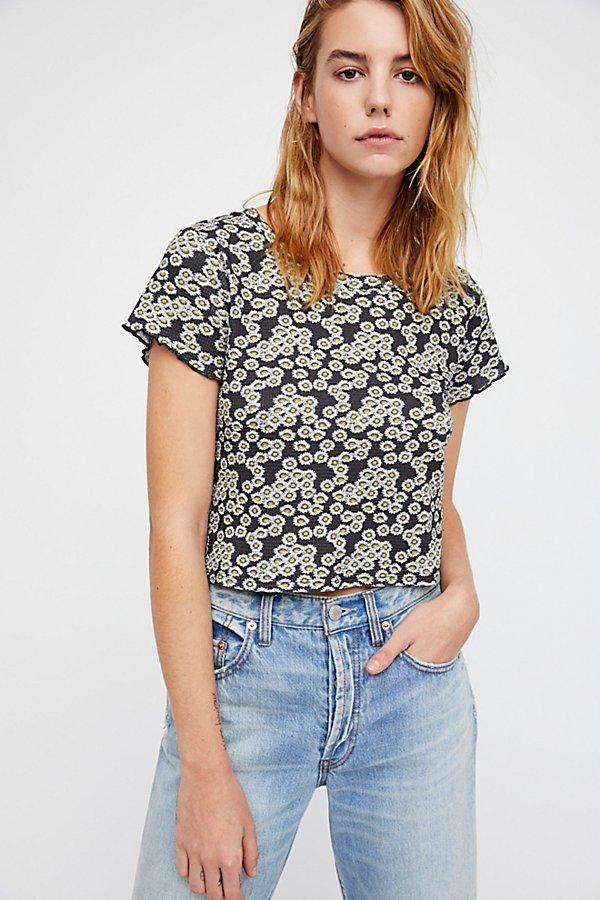 We The Free Printed A-okay Babey Tee At Free People