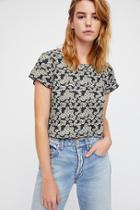 We The Free Printed A-okay Babey Tee At Free People