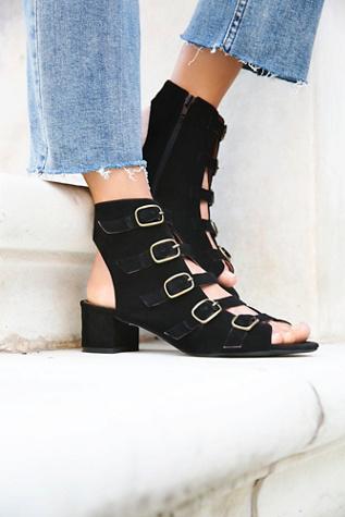 Jeffrey Campbell X Free People Womens Lou Lou Block Heel