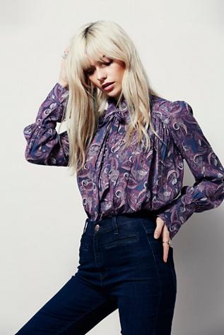 Free People Womens Modern Muse Tie Front Pri