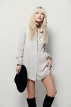 Free People Womens This Town Printed Top