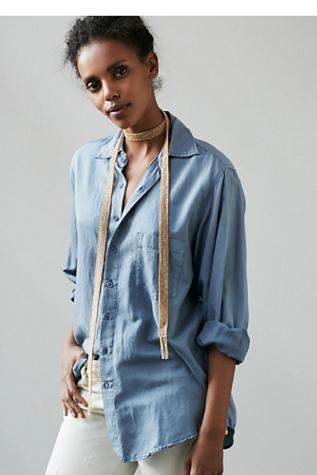 Free People Womens Farrah Beaded Skinny Scarf
