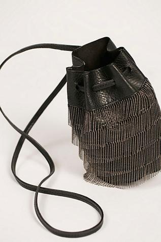 Gracie Roberts Womens Bardot Fringe Mini Bucket