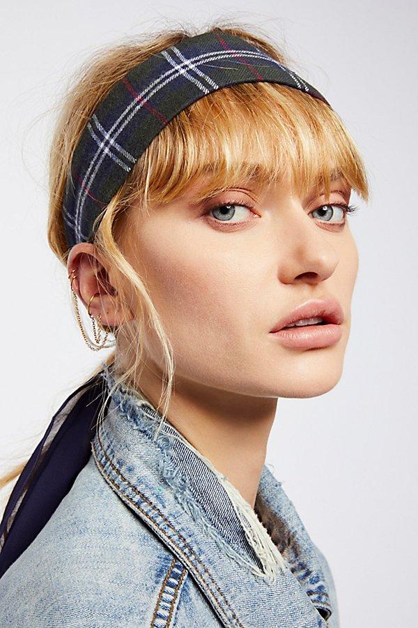 Plaid Head Scarf By Joshipura For Fp At Free People