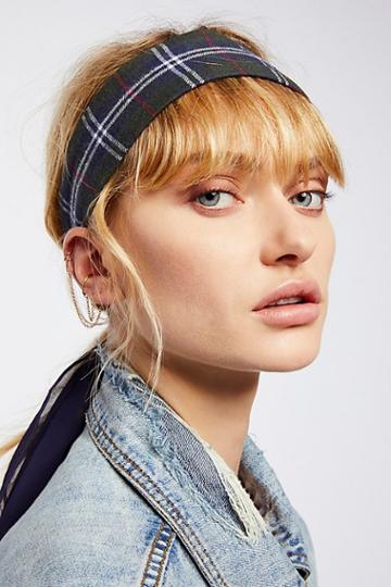 Plaid Head Scarf By Joshipura For Fp At Free People
