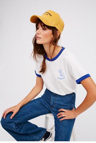 Daydream For Free People Womens West Coast Ringer Tee