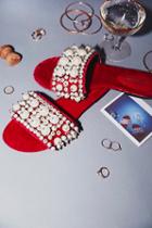 Jeffrey Campbell Womens Pixie Pearl Slide Sandal