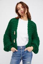 Cropped Cable Cardi By Loopy Mango At Free People