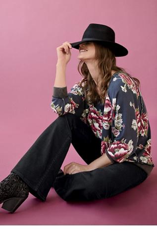 Free People Womens Go On Floral