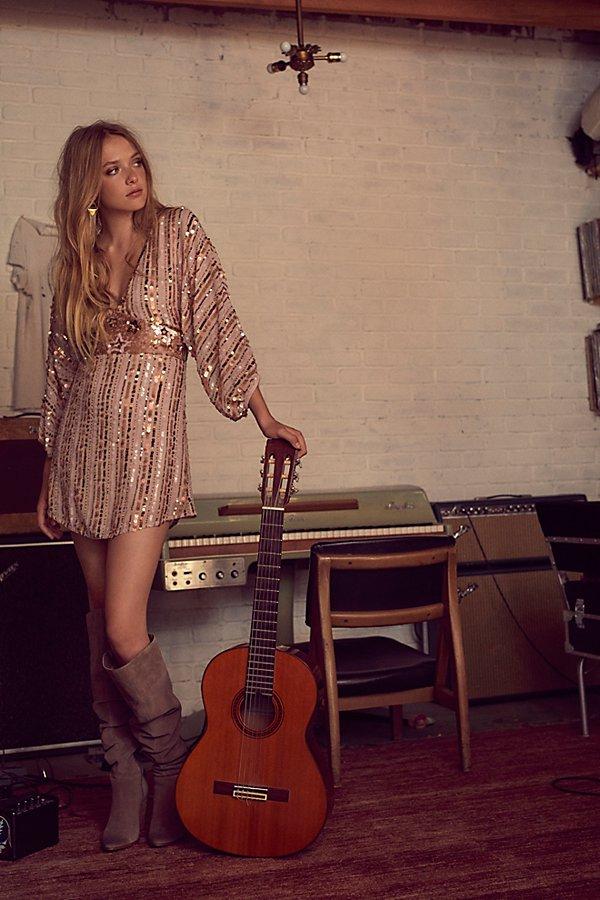 Celeste Sequin Mini Dress By Bali At Free People